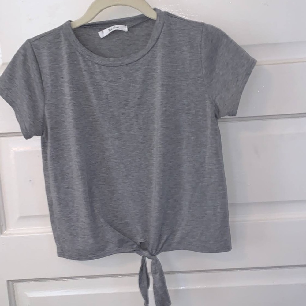 Tie Front Crop Top